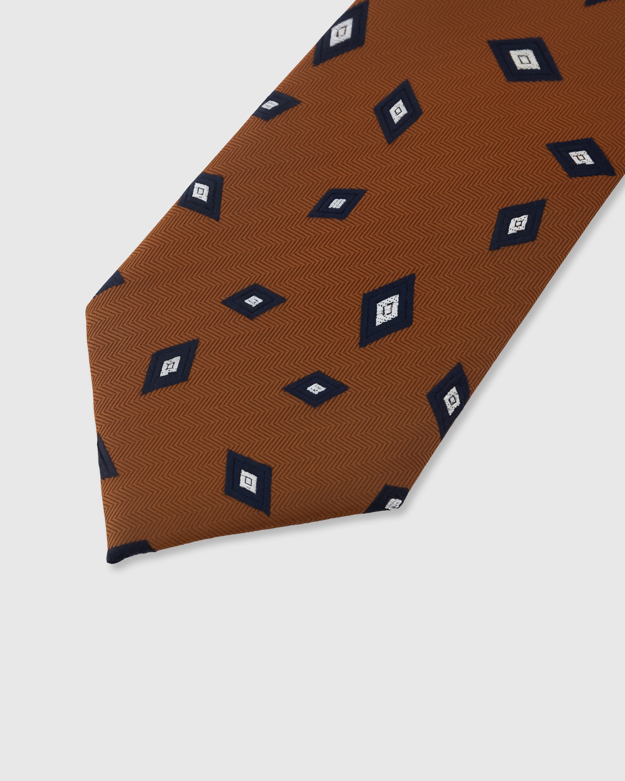 TALI NG COGNAC NA DIAMOND FOULARD