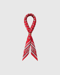 POPPY FOULARD NA SILK SCARF