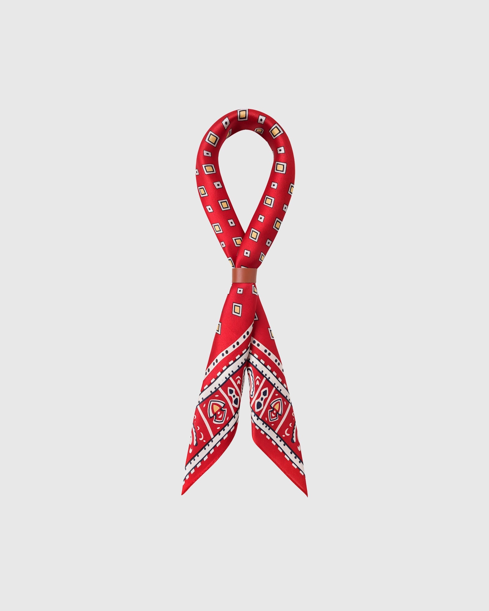 POPPY FOULARD NA SILK SCARF