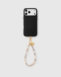 BLUSH AGATE ORBIT PHONE STRAP