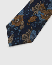 TIE NA NAVY TWIN STRIPE