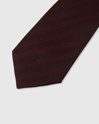 MERLOT TONAL STRIPE TIE