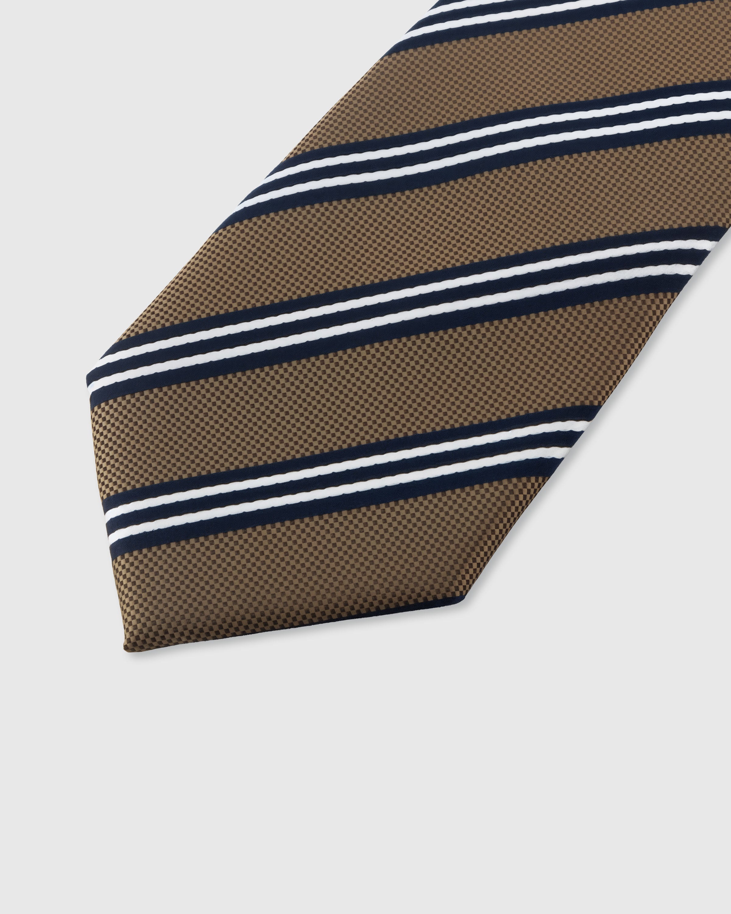 CAMEL CLUB STRIPE TIE