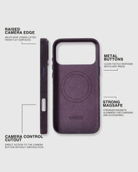 DENIM CASE NG TELEPONO — PURPLE