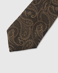 TIE NA ESPRESSO PAISLEY