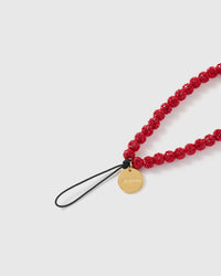 RUBY STRAWBERRY SPARKLE PHONE STRAP