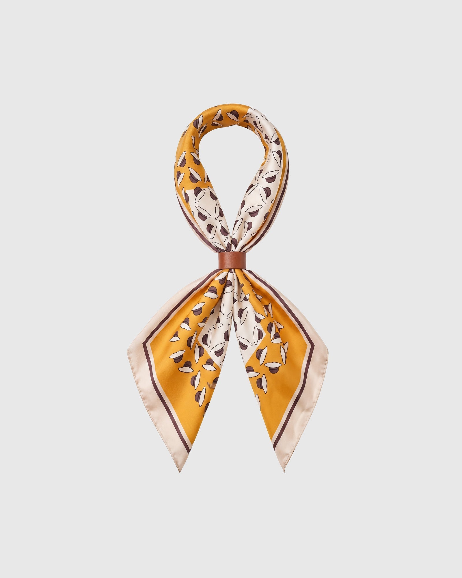 SAFFRON ORCHARD NA SILK SCARF