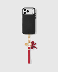 RUBY BOW LEATHER STRAP NG TELEPONO  
