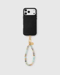 AQUA AGATE ORBIT PHONE STRAP