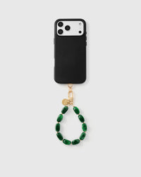 STRAP NG TELEPONO NA MAY EMERALD MARBLE