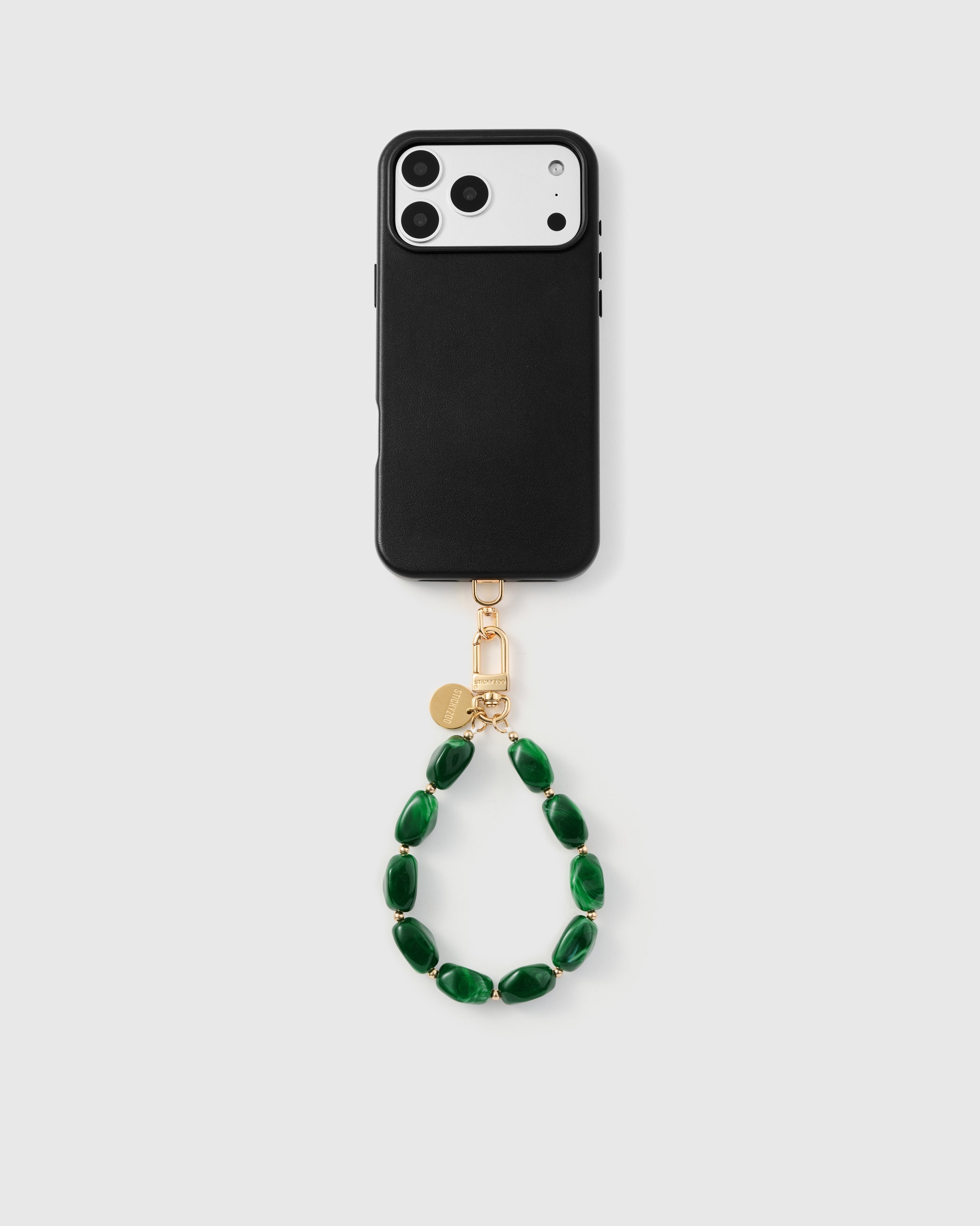STRAP NG TELEPONO NA MAY EMERALD MARBLE