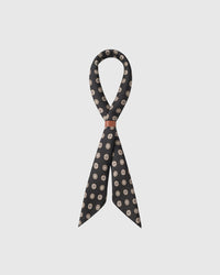 OBSIDIAN COIN NA SILK SCARF
