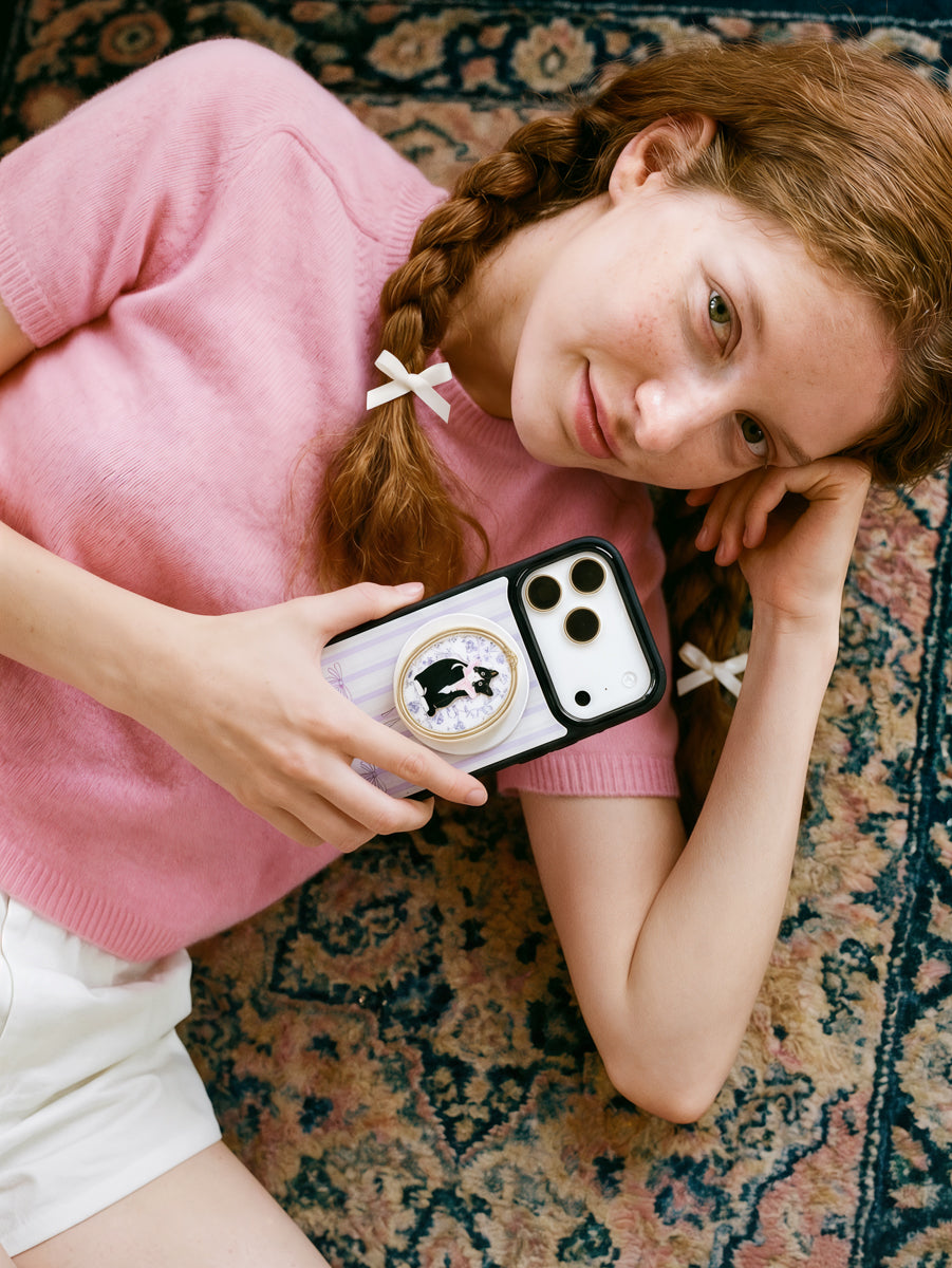 FRAMED TUXEDO CAT PHONE CASE