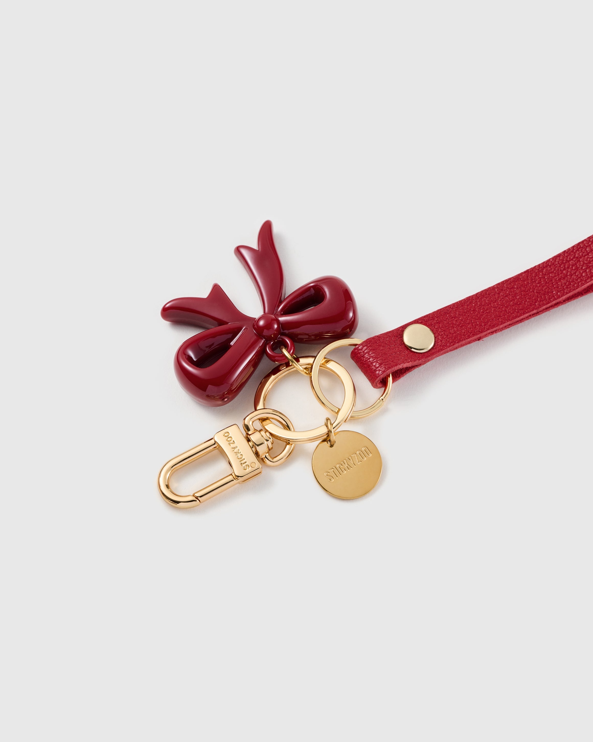 RUBY BOW LEATHER STRAP NG TELEPONO  