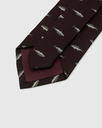TIE NA BURGUNDY TROUT