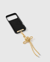 CHAMPAGNE BOW PHONE STRAP