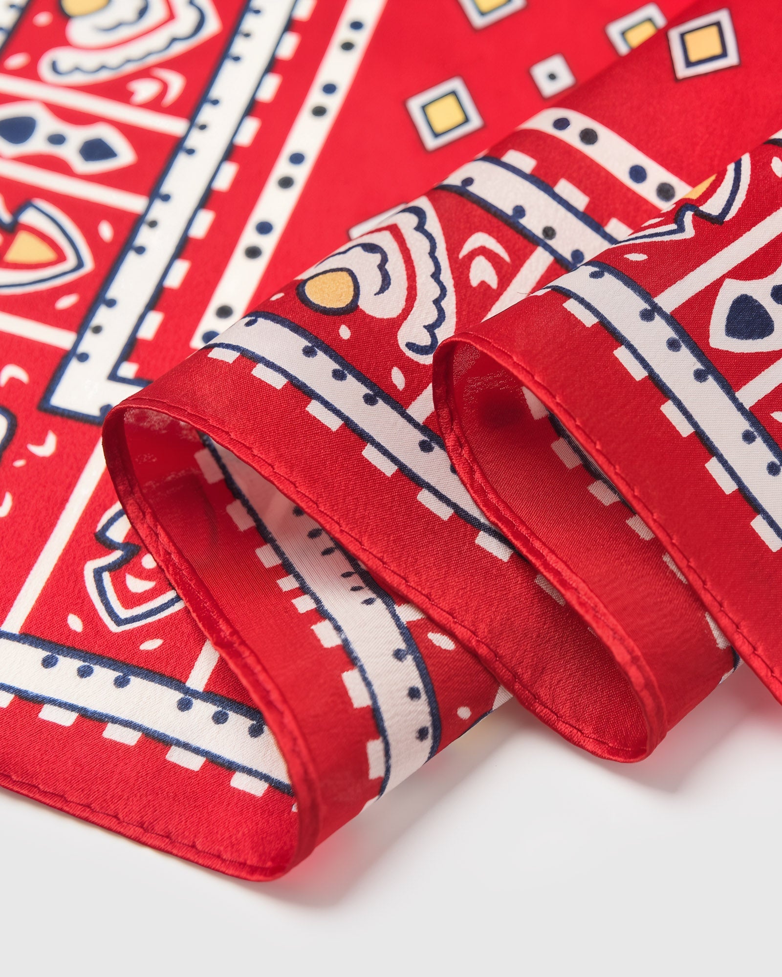 POPPY FOULARD NA SILK SCARF