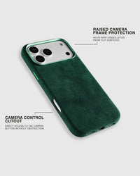 ALCANTARA NA CASE NG TELEPONO — EVERGREEN