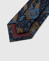 TIE NA NAVY TWIN STRIPE