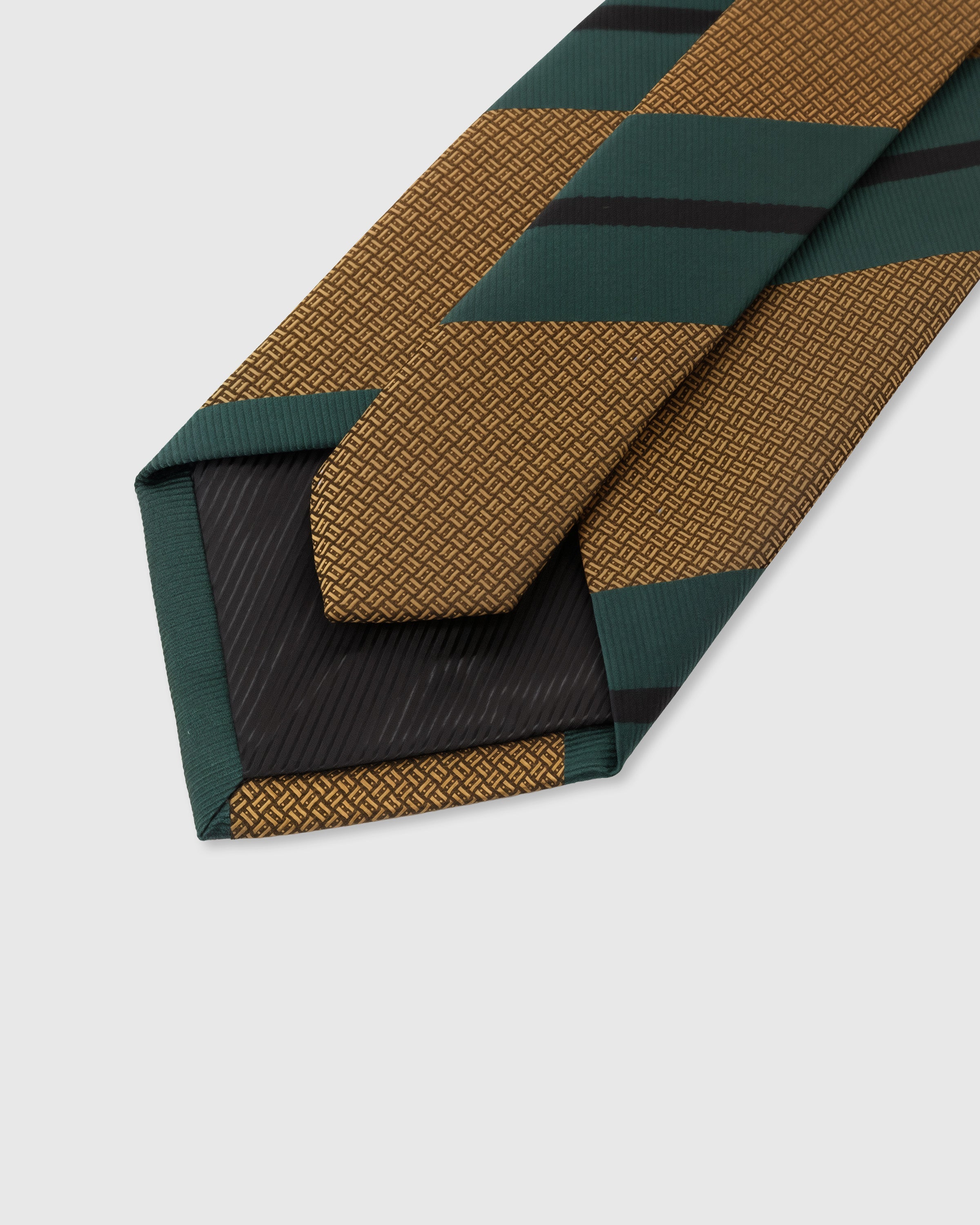 AMBER TEAL STRIPE NA KWINTAS