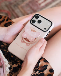 PEARL BUTTERFLY NA CASE NG TELEPONO