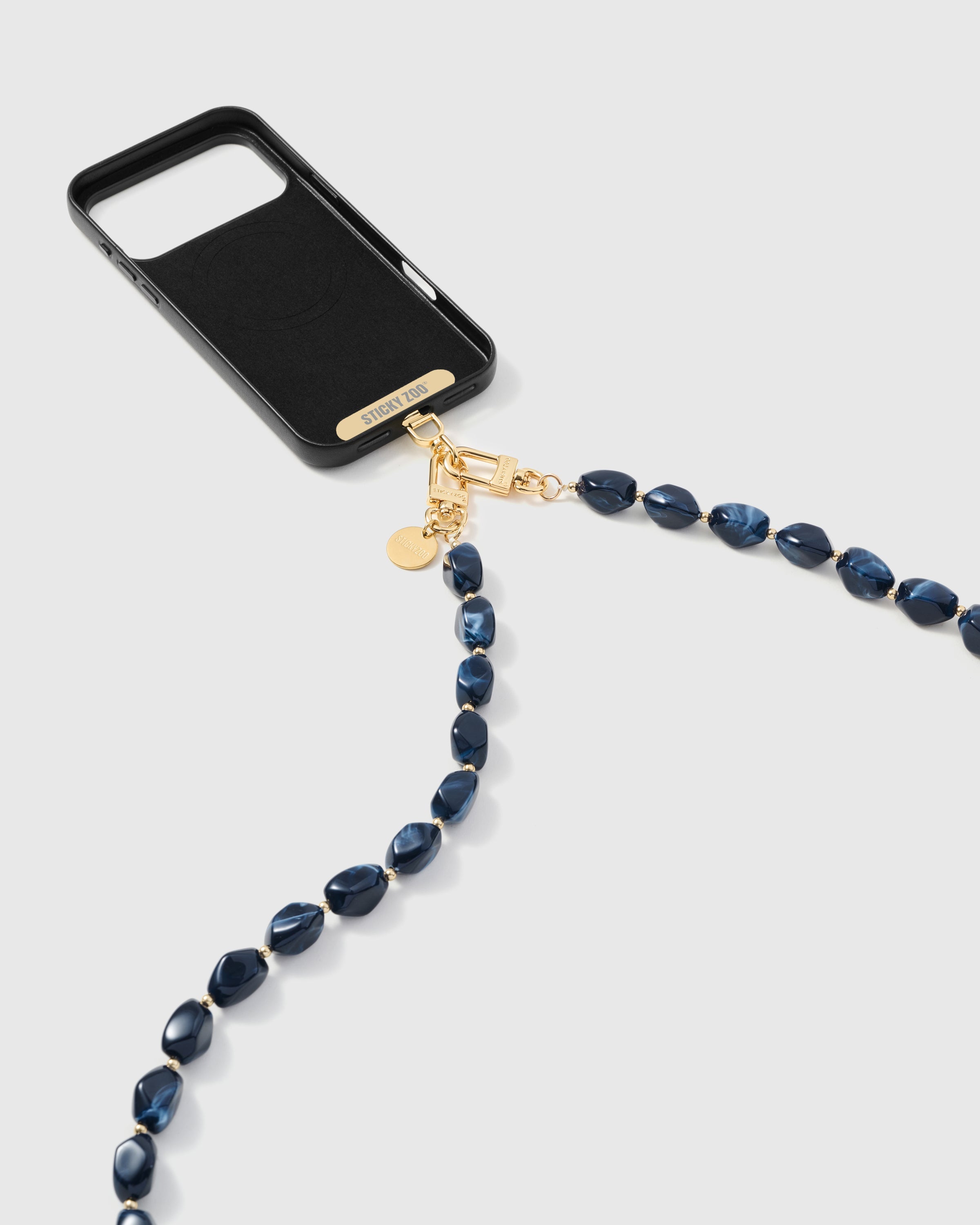 MIDNIGHT SMOKE CROSS-BODY PHONE STRAP