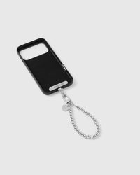 SILVER NA PERLAS NA STRAP NG TELEPONO