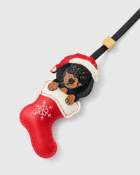 SANTA DACHSHUND NA STOCKING