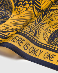 GOLDEN PARADISE SILK SCARF