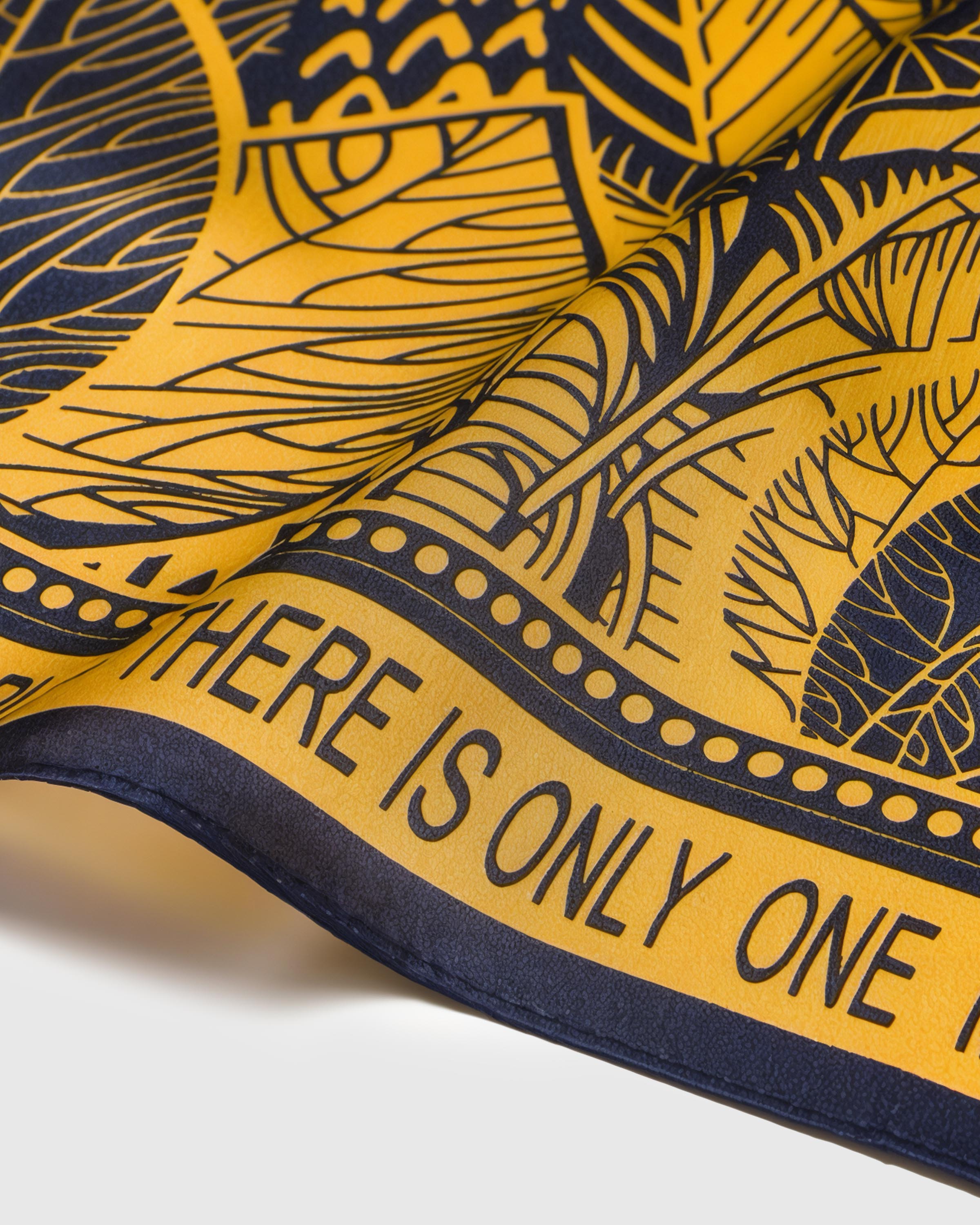 GOLDEN PARADISE SILK SCARF