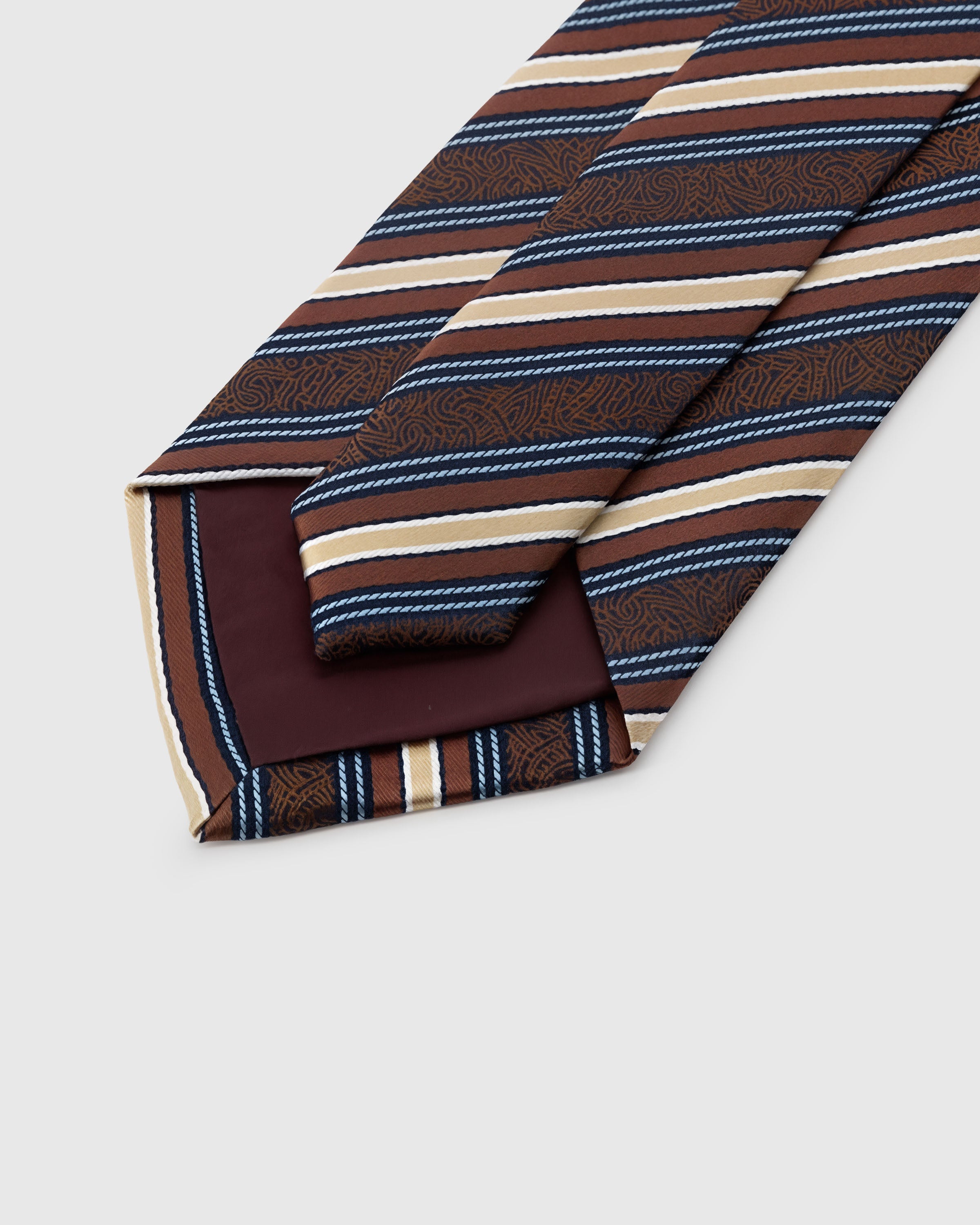 CHESTNUT PAISLEY STRIPE NA KURDITA