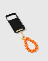 TANGERINE STAR STRAP NG TELEPONO  