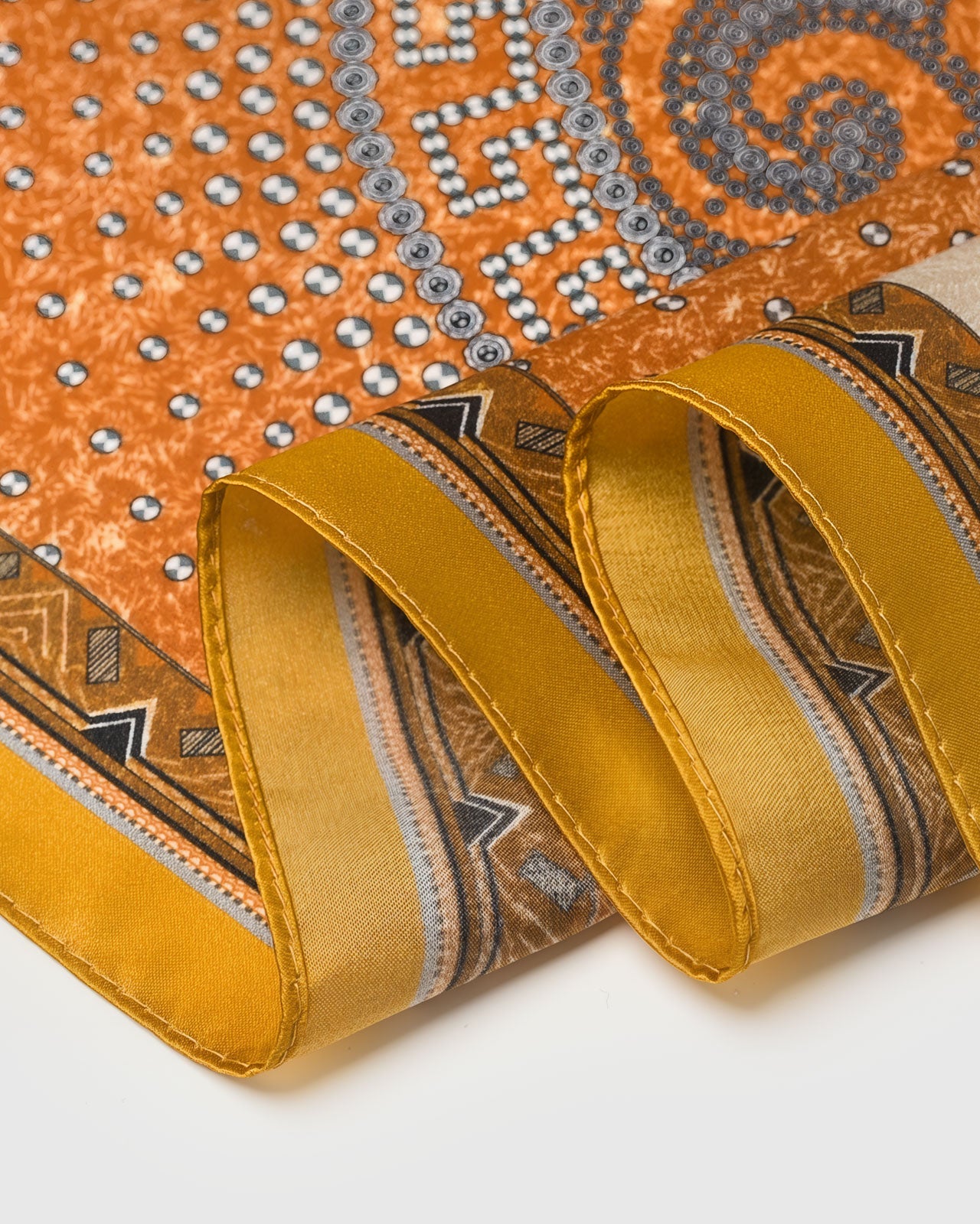 GALLOP PATCHWORK NA SILK SCARF