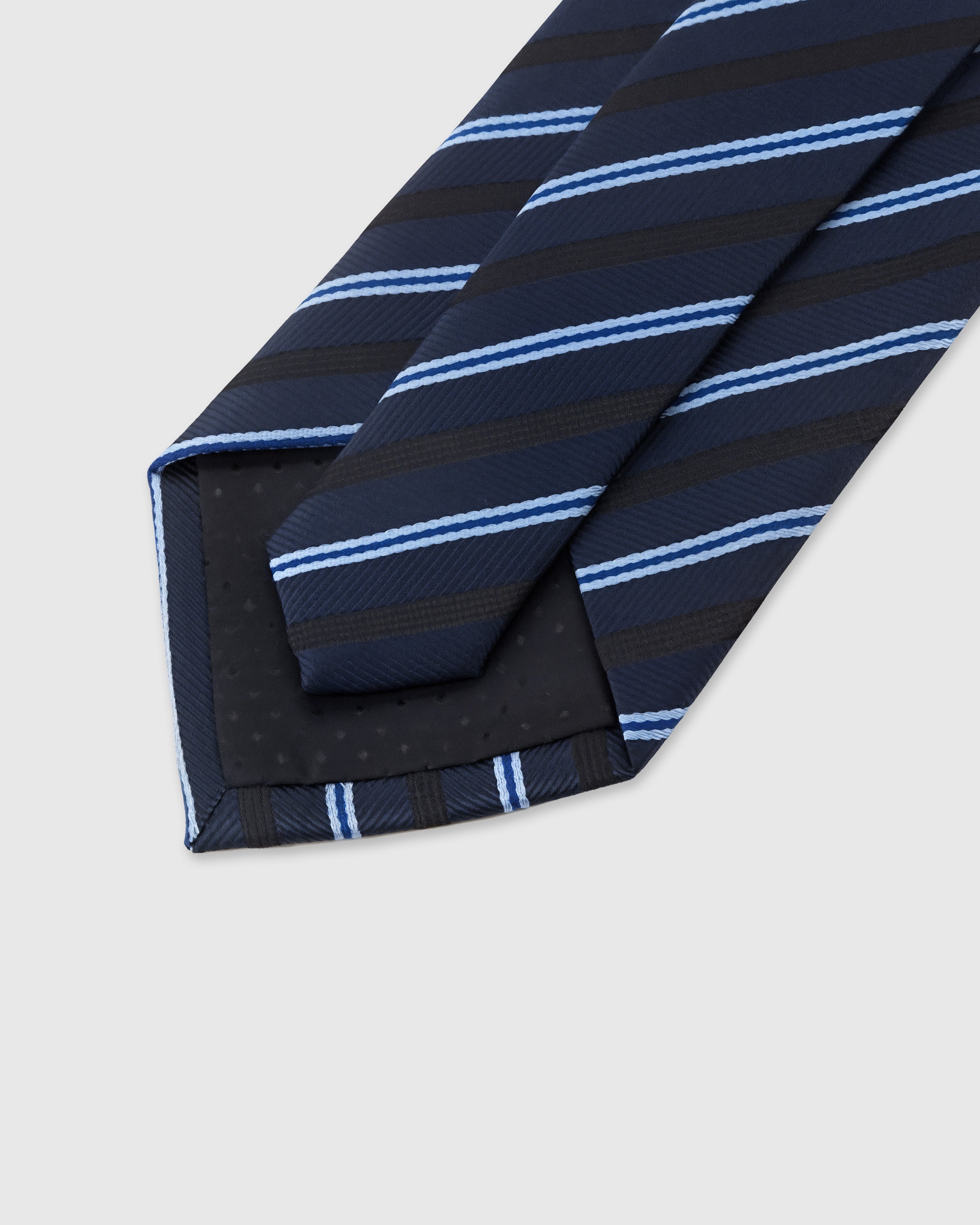 NAVY TONAL STRIPE NA KWINTAS
