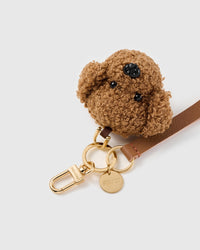 POODLE LEATHER PHONE STRAP