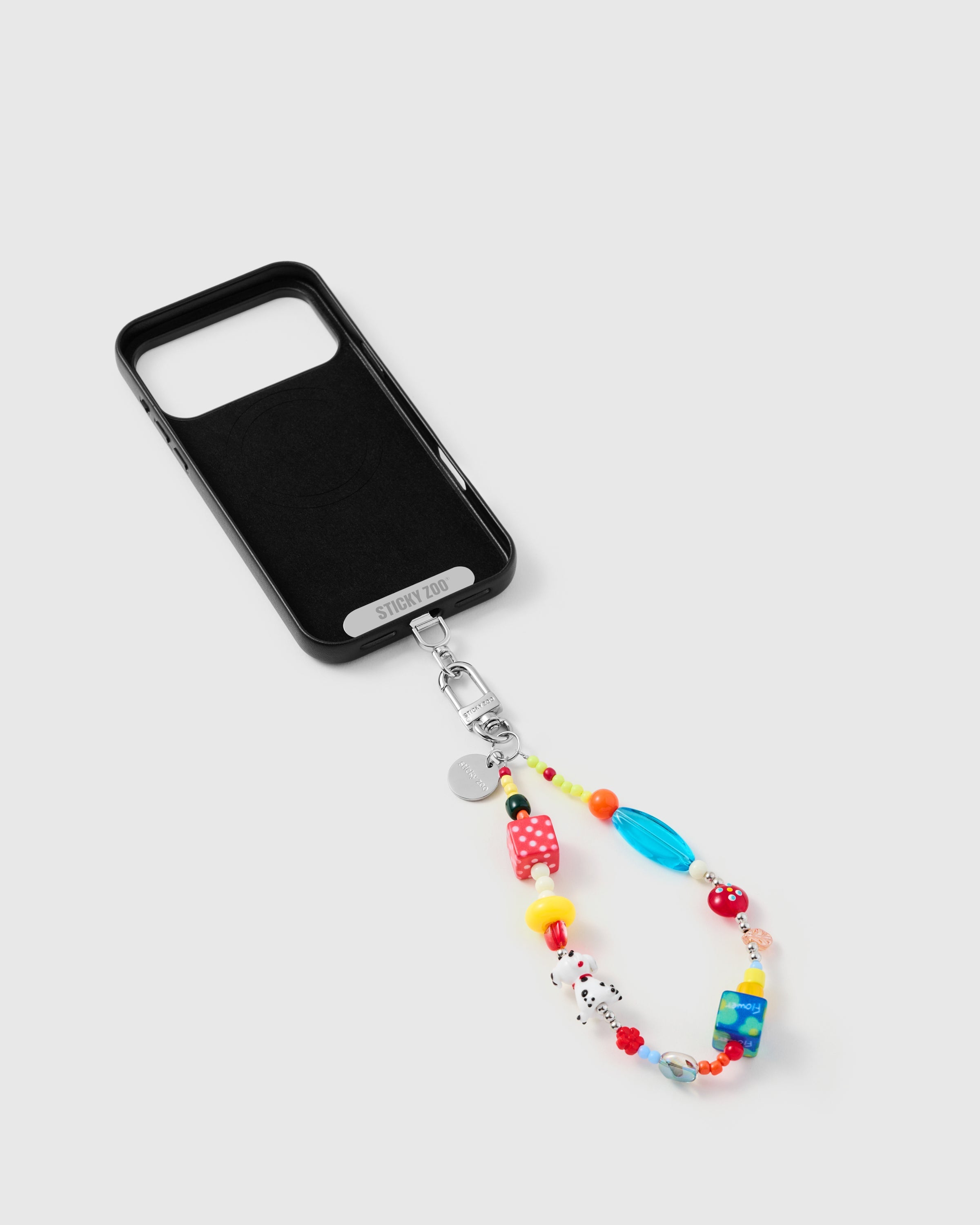 DALMATIAN DICE PHONE STRAP
