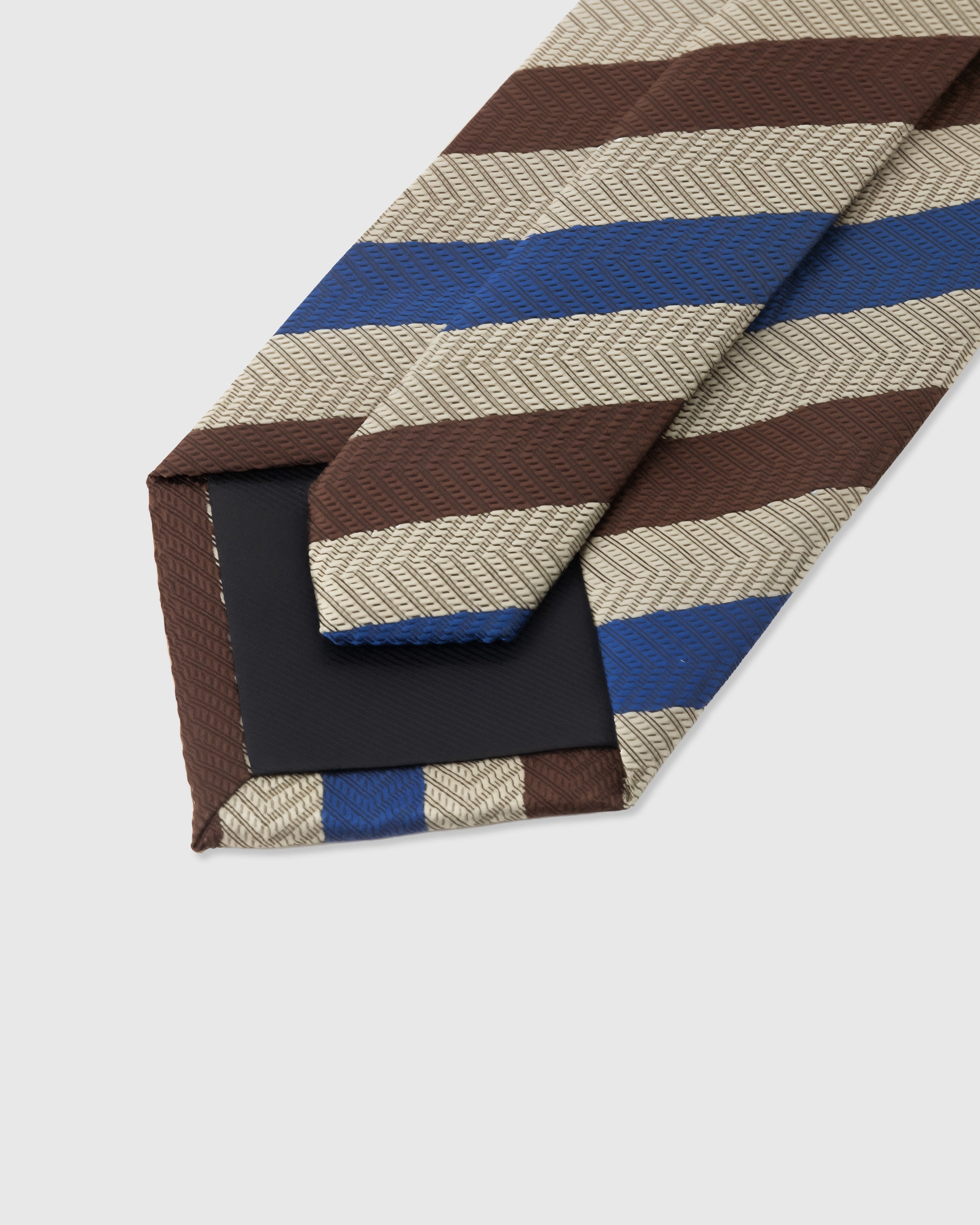 TOBACCO TRI-STRIPE TIE
