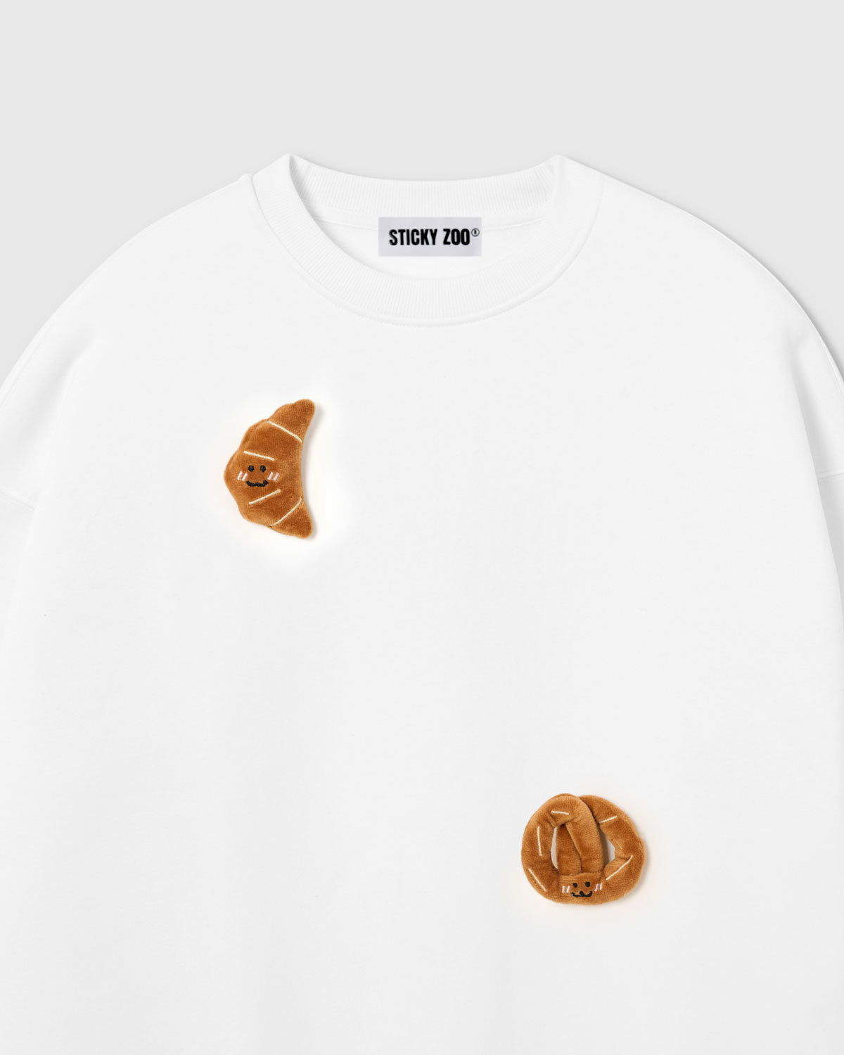 DOBLE CROISSANT NA SWEATSHIRT