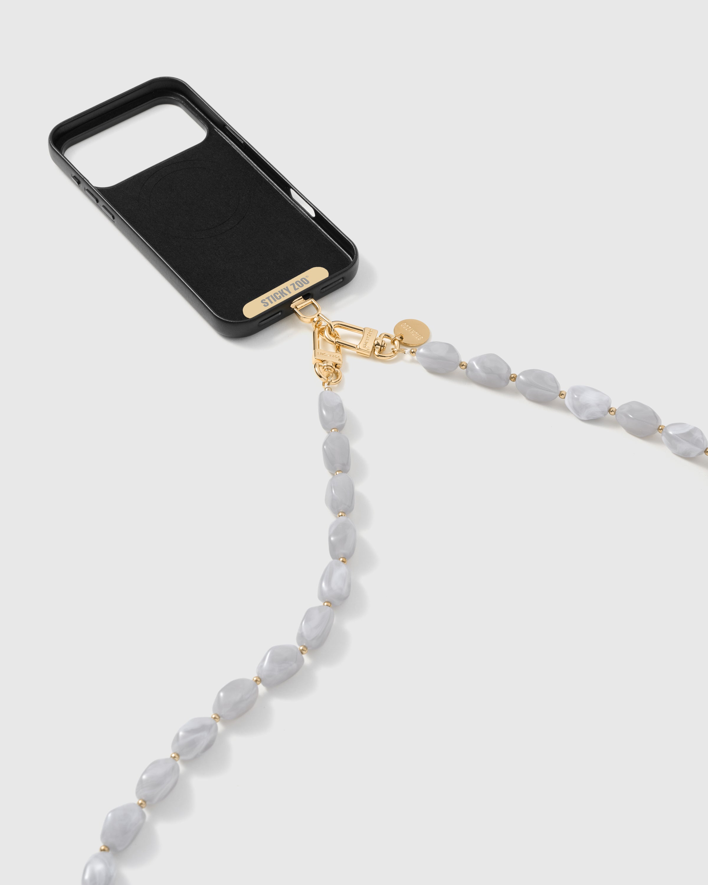 ULAP NA MARMOL NA CROSS-BODY NA STRAP NG TELEPONO