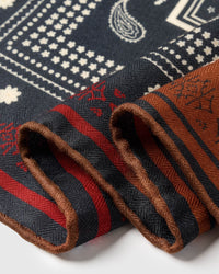 SADDLE BANDANA SILK SCARF