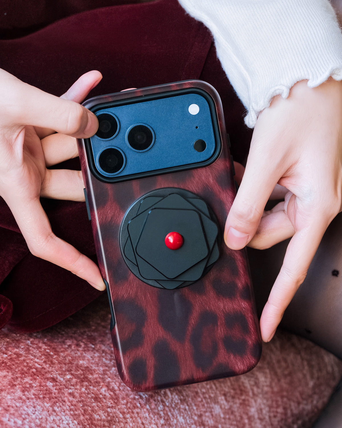 CASE NG TELEPONO NA MAY IRIS APERTURE