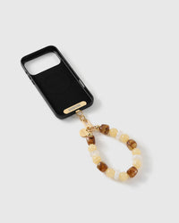 HONEY MARBLE MIX PHONE STRAP