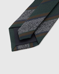 EVERGREEN TEXTURED STRIPE NA KWINTAS
