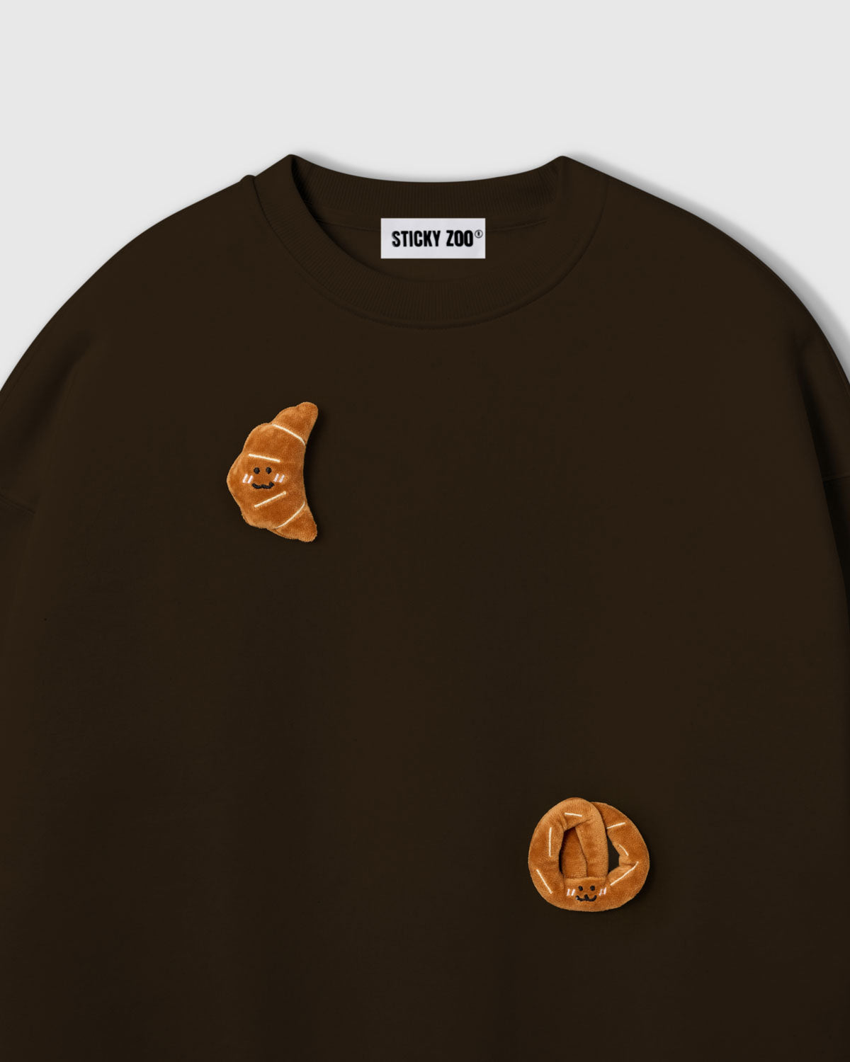 DOBLE CROISSANT NA SWEATSHIRT
