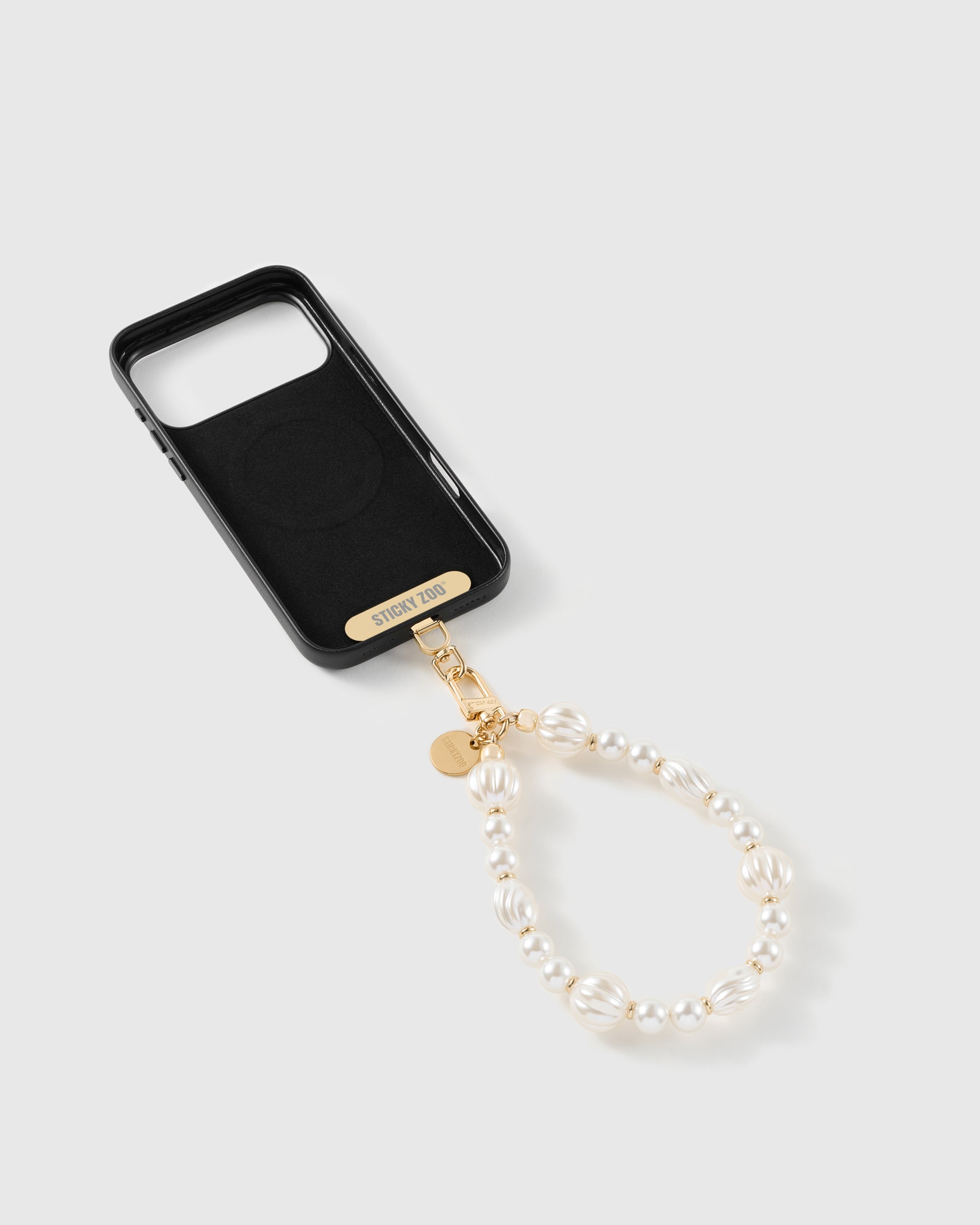 STRAP NG TELEPONO NA IVORY PEARL