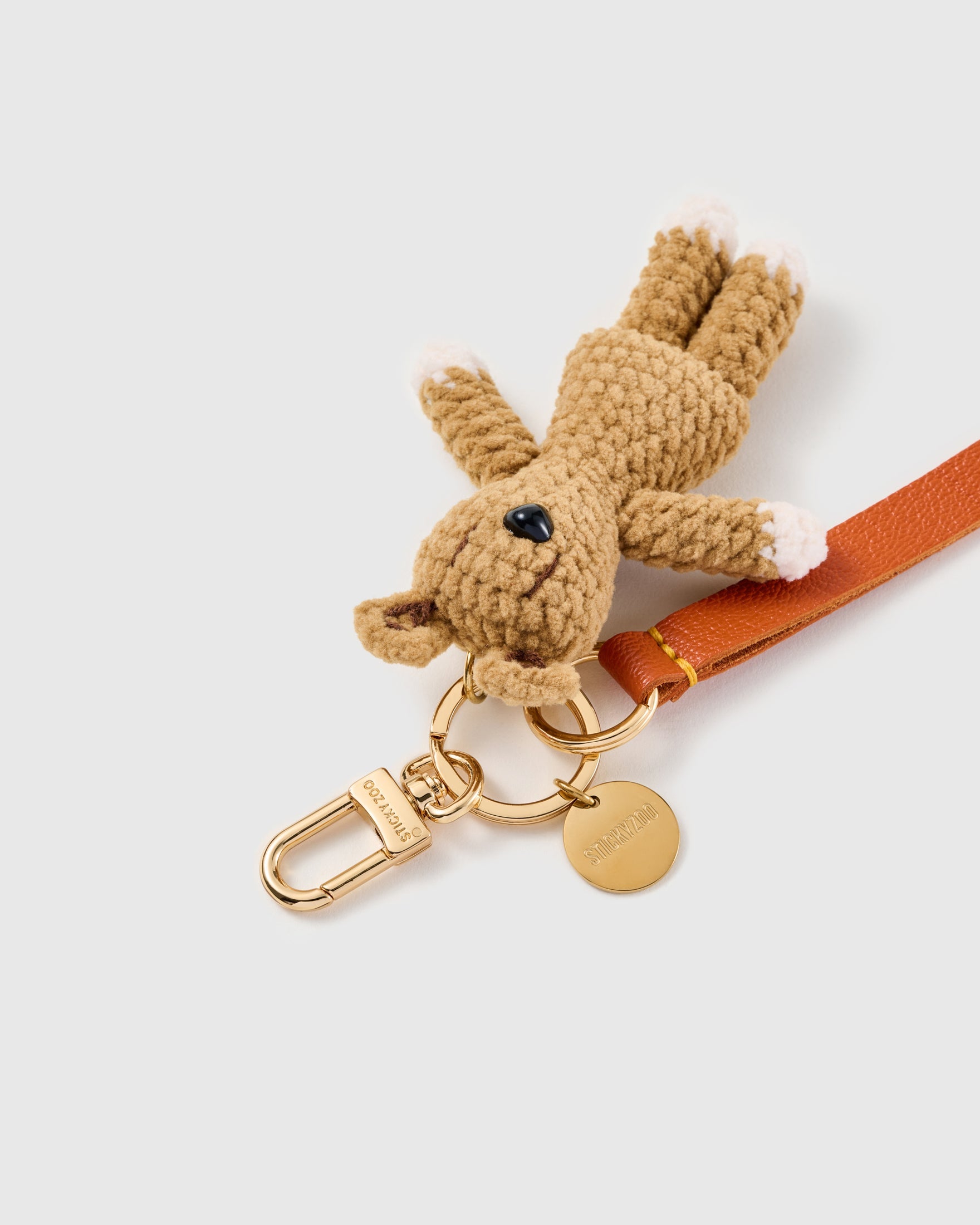 TINY BUNNY LEATHER PHONE STRAP