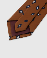 TALI NG COGNAC NA DIAMOND FOULARD