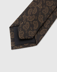 TIE NA ESPRESSO PAISLEY