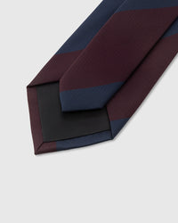 CLARET BLOCK STRIPE NA KWINTAS
