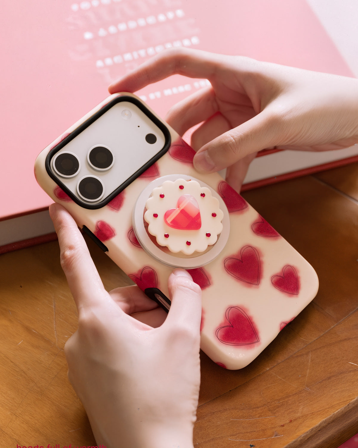 CASE NG TELEPONO NA MAY JAM HEART